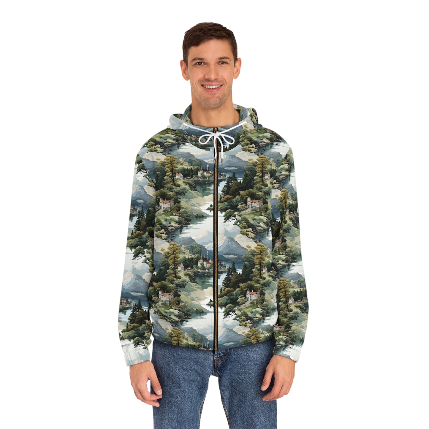 Men's Full-Zip Hoodie (AOP)