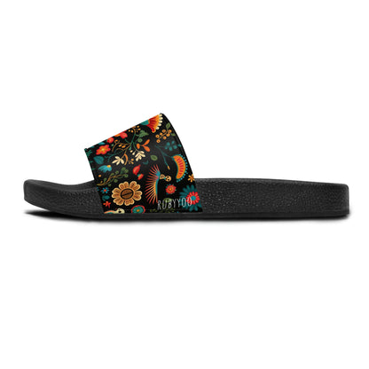 Folk Mexican Women's Slide Sandals