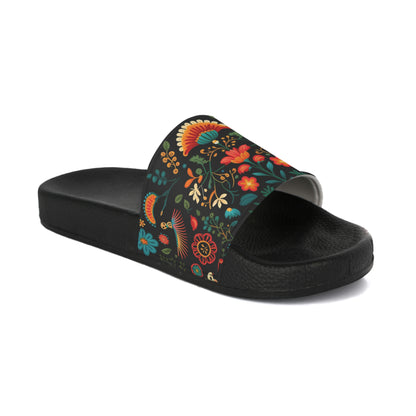 Folk Mexican Women's Slide Sandals