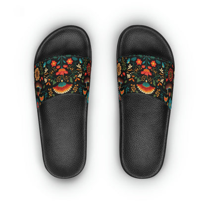 Folk Mexican Women's Slide Sandals