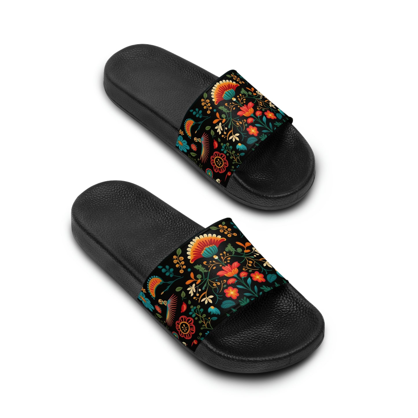 Folk Mexican Women's Slide Sandals