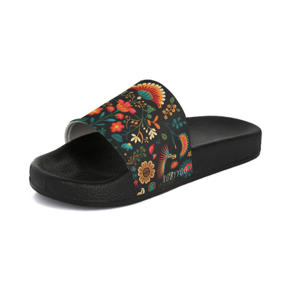 Folk Mexican Women's Slide Sandals